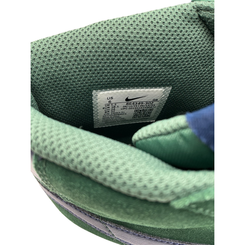 Nike Suede Green Sb Blazer Mid Sneakers Size 6 - Picture 6 of 7